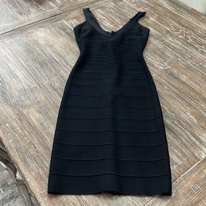 Herve Leger Black Mini Dress- Worn Once- Size S